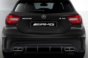 Задний диффузор с насадками AMG 6.3 Mercedes A класс