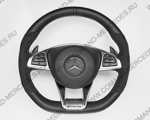 Руль AMG 6.3 Mercedes GLE с алькантарой
