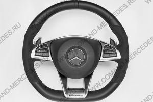 Руль AMG 45 Mercedes CLA с алькантарой